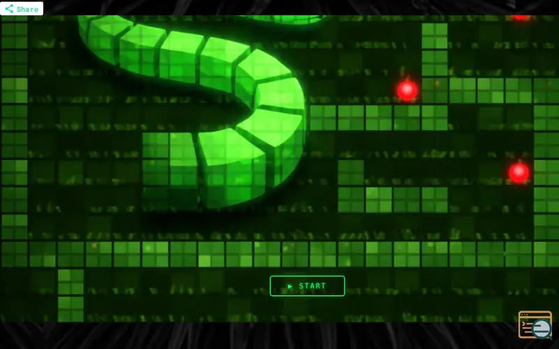 Screenshot of Mazing Snake Game