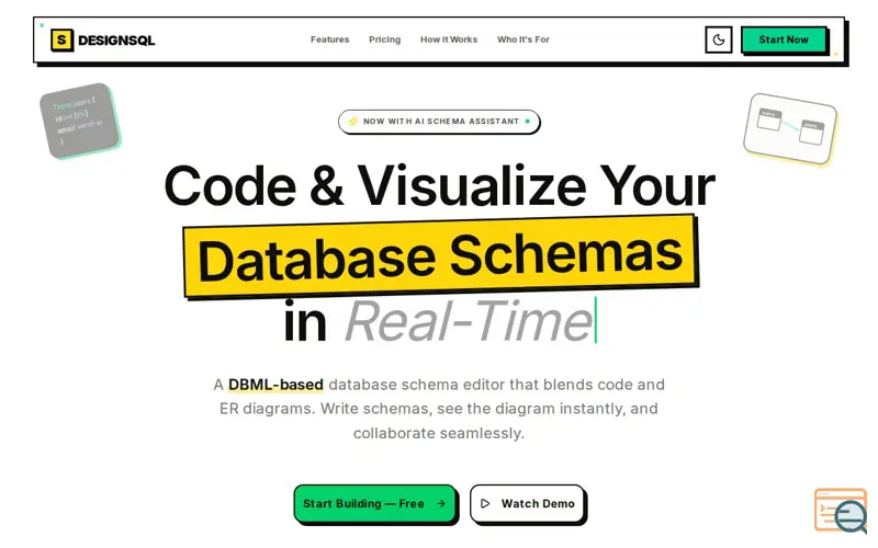 Screenshot of DesignSQL V2