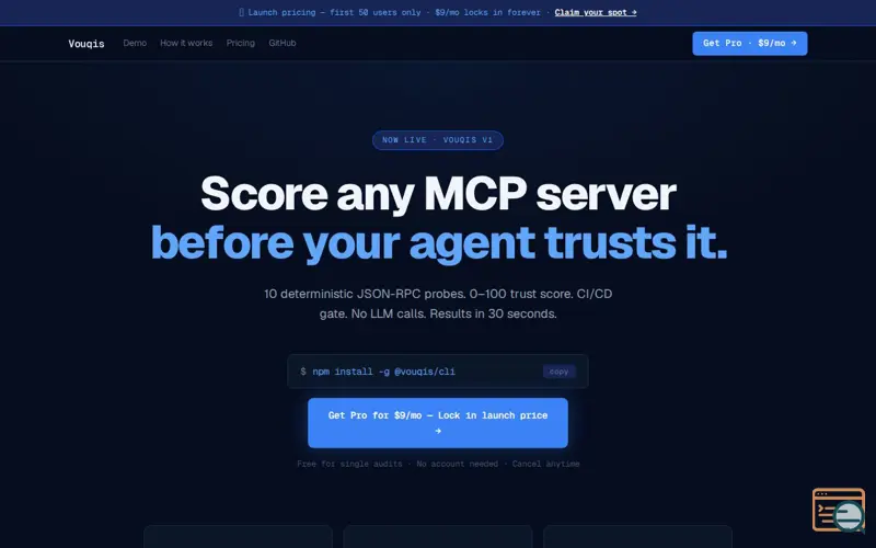 Screenshot of Vouqis