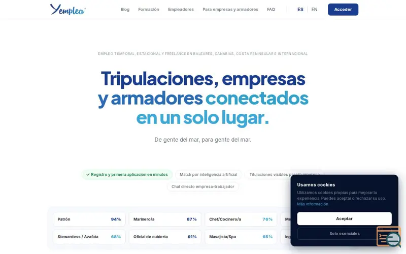 Screenshot of Yemplea