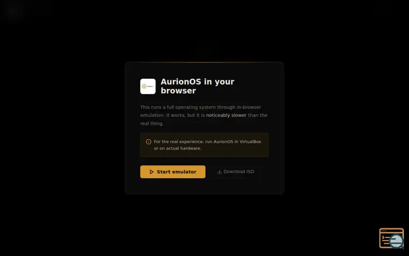 Screenshot of Aurionos