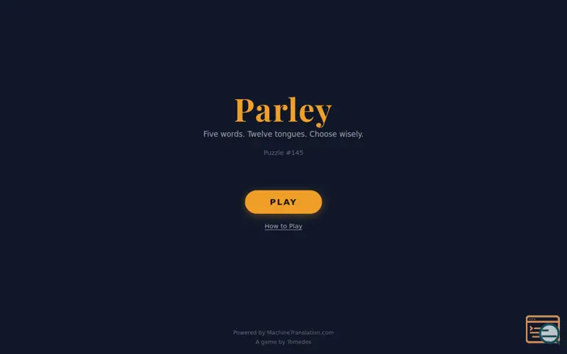 Screenshot of Parley — The Daily Translation Puzzle