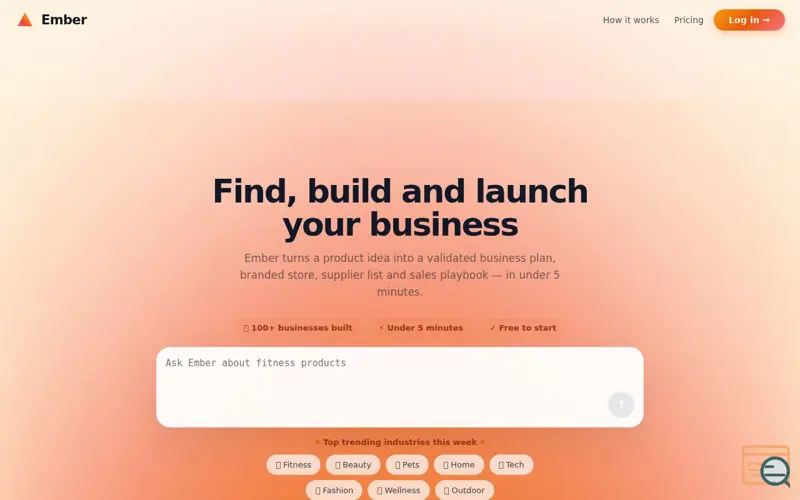 Screenshot of Ember-ai