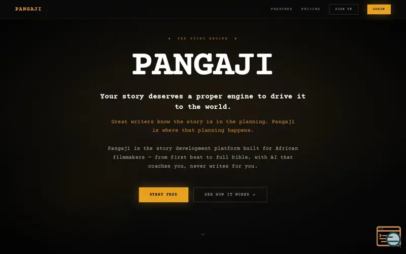 Screenshot of PANGAJI
