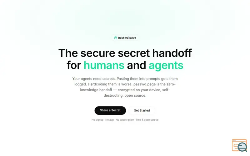 Screenshot of Passwd.page