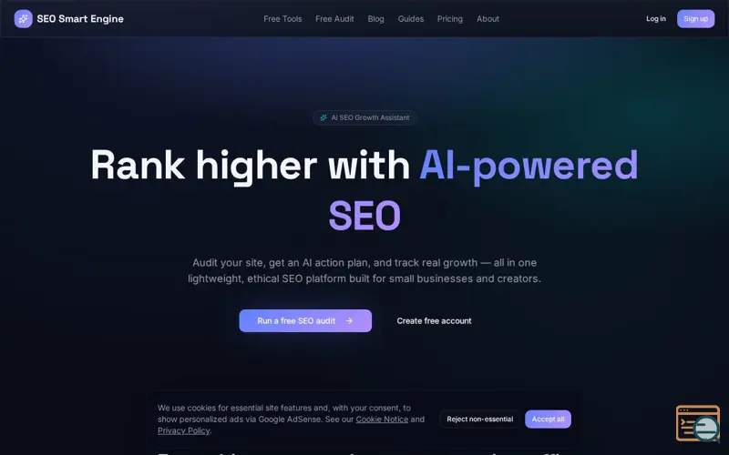 Screenshot of SEO Smart Engine