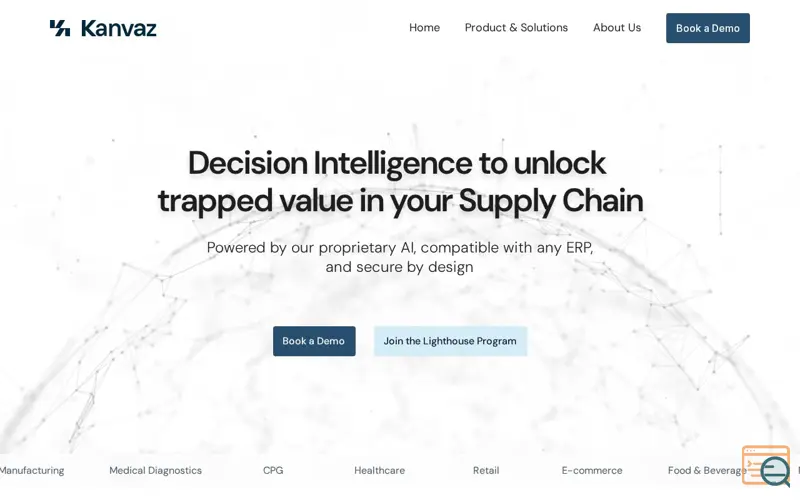Screenshot of Kanvaz AI 