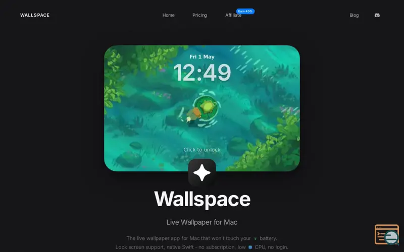 Screenshot of Wallspace