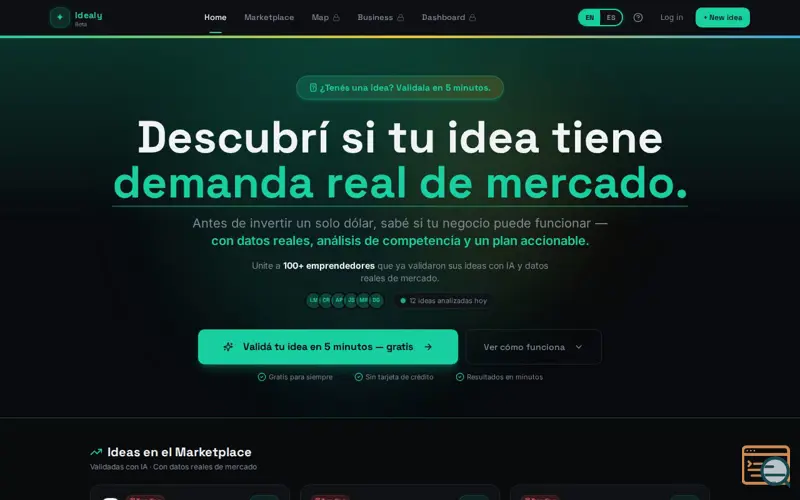 Screenshot of Idealy.aic