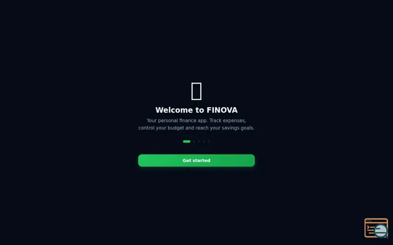Screenshot of FINOVA