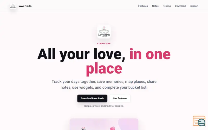 Screenshot of Love Birds