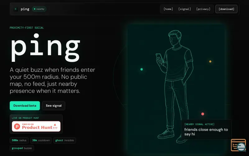 Screenshot of Ping