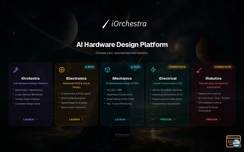 Screenshot of iOrchestra AI Hardware Engineers