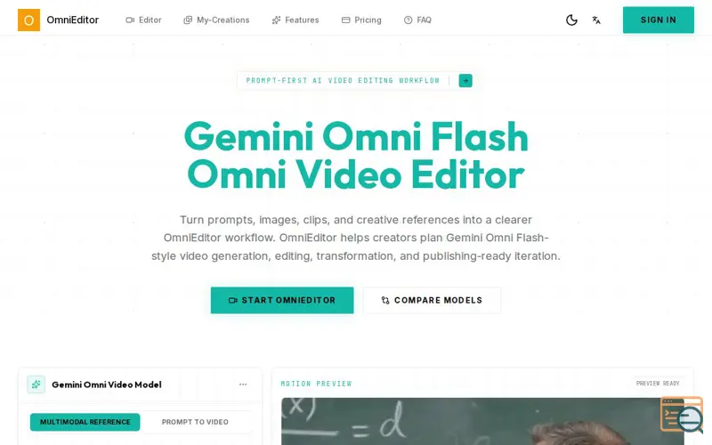 Screenshot of OmniEditor