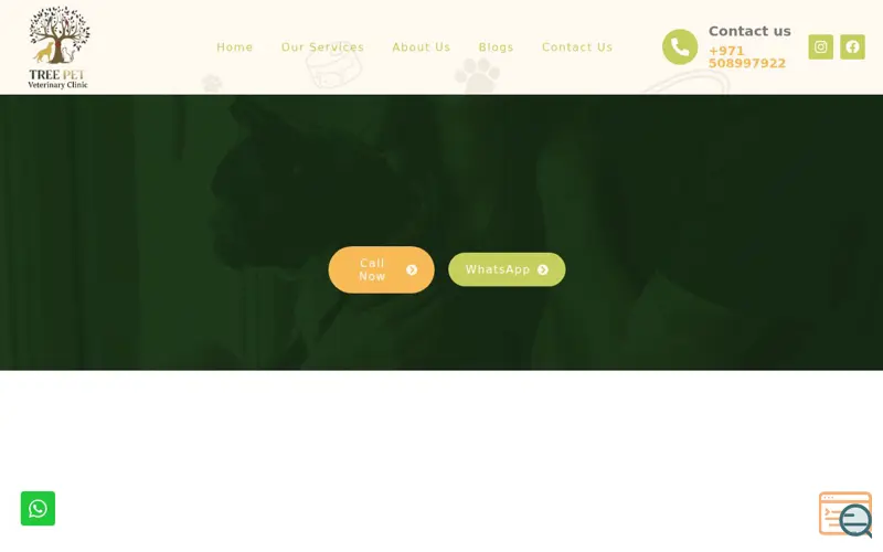 Screenshot of Pet Boarding Sharjah Care