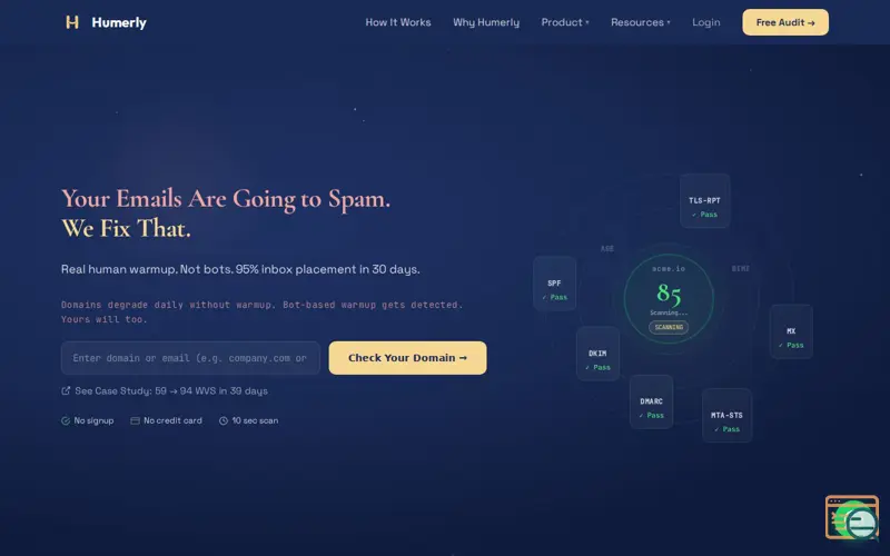 Screenshot of Fix Emails Going to Spam