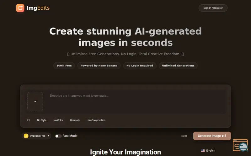 Screenshot of Imgedits