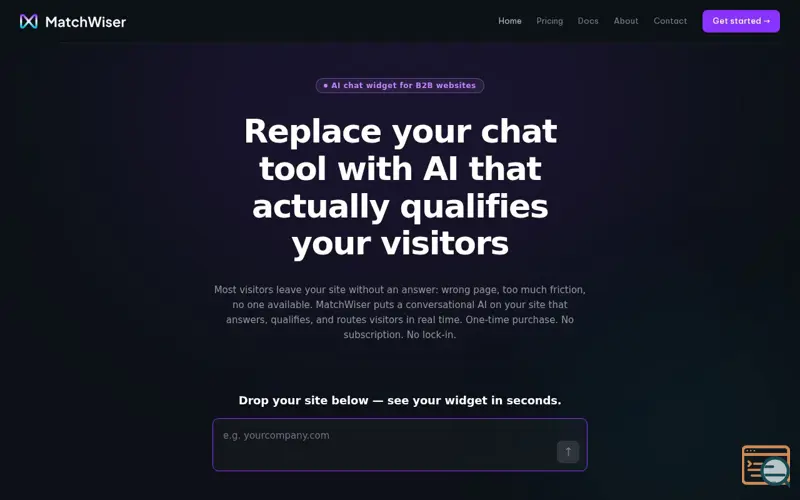 Screenshot of MatchWiser