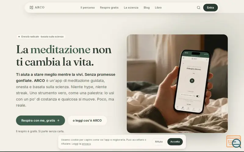 Screenshot of ARCO