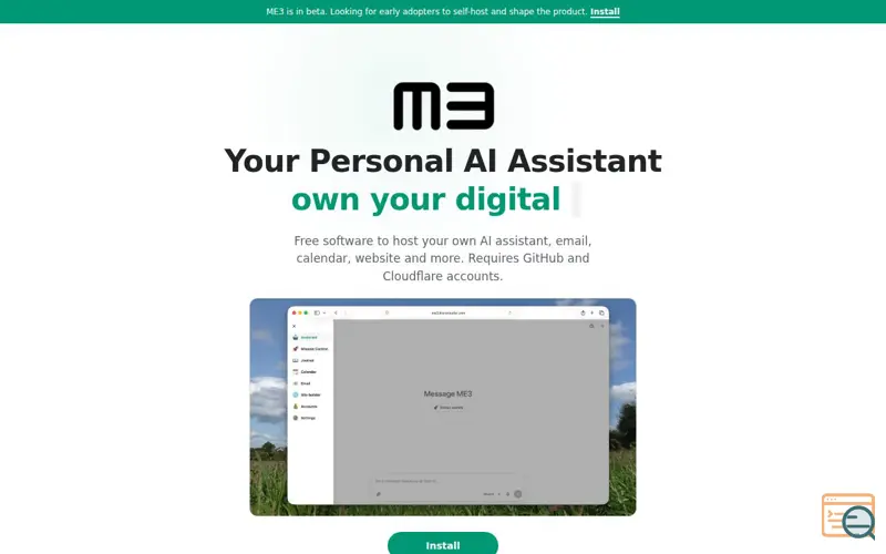 Screenshot of Opensource Personal OS And AI Assistant