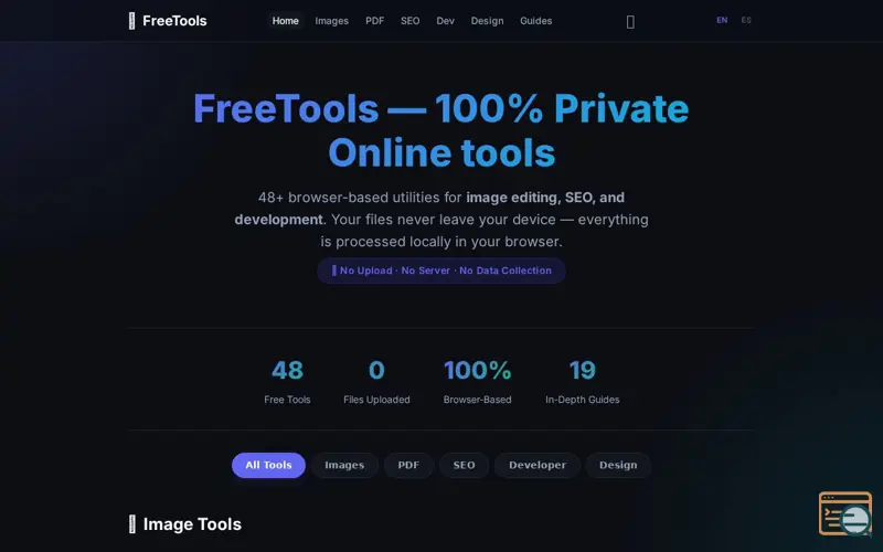 Screenshot of Image Convert Lab