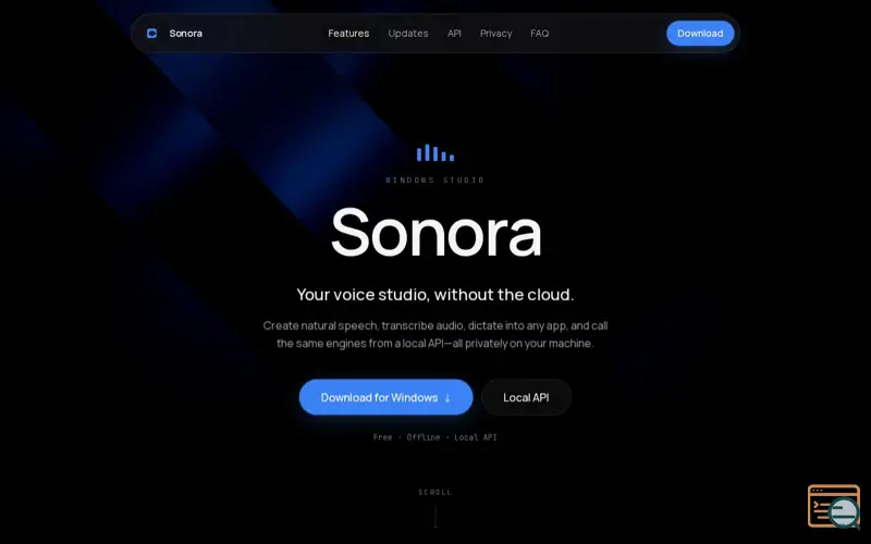 Screenshot of Sonora
