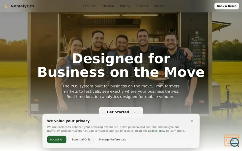 Screenshot of Nomalytics