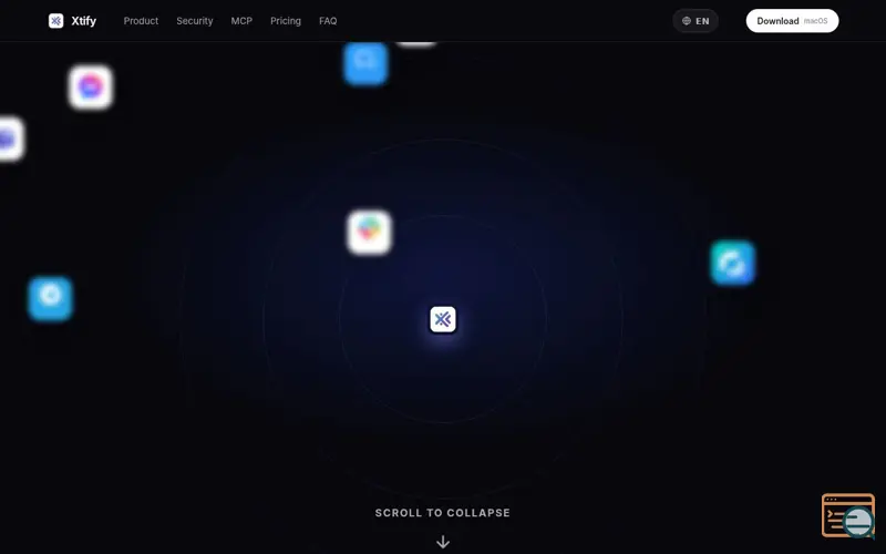 Screenshot of Xtify — every tool, one memory. Local-first meeting memory for macOS