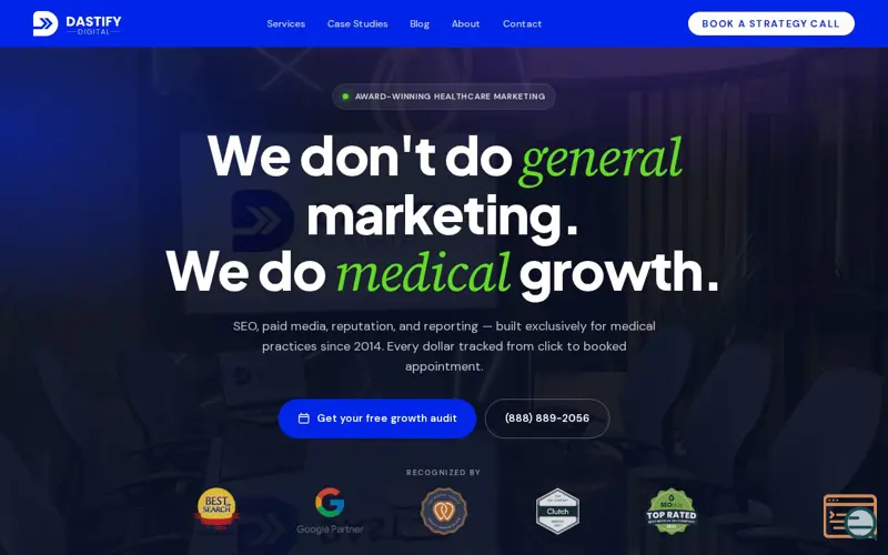 Screenshot of Dastify Digital
