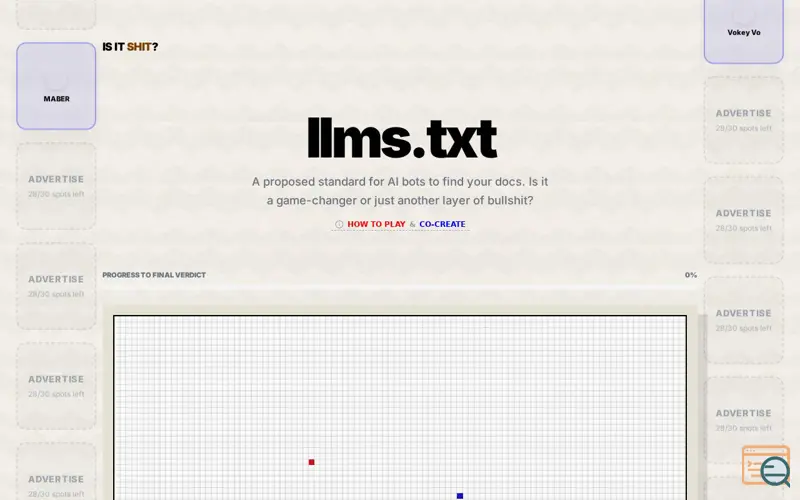 Screenshot of IS IT SHIT?