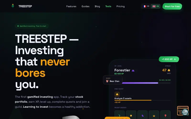 Screenshot of TREESTEP