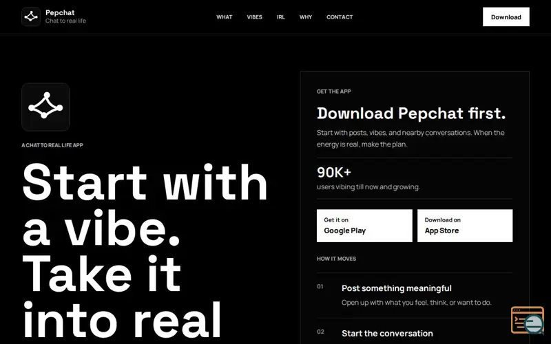 Screenshot of Pepchat