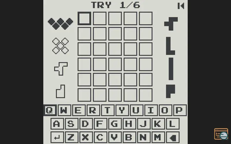 Screenshot of Meghanto, a launch using WASM-4