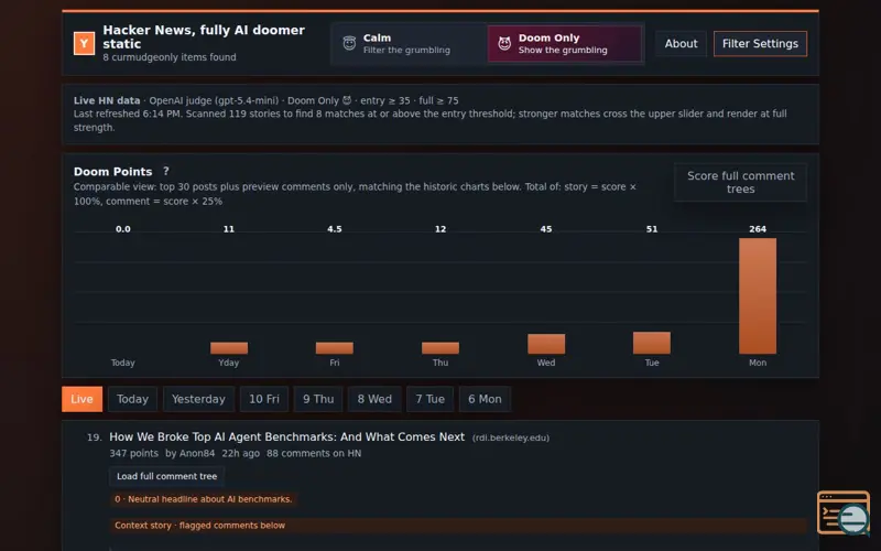 Screenshot of Hn
