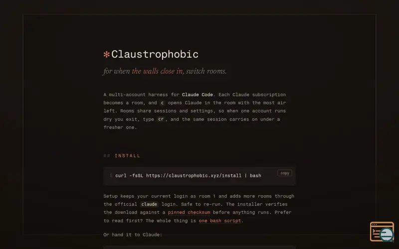 Screenshot of Claustrophobic