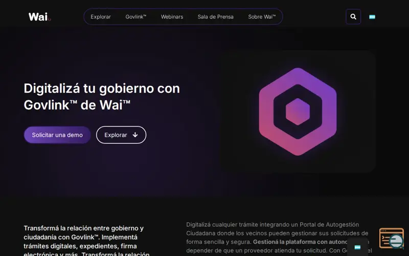 Screenshot of Govlink™