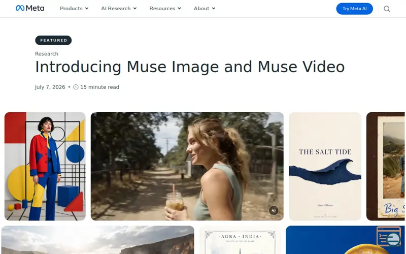 Screenshot of Muse Image