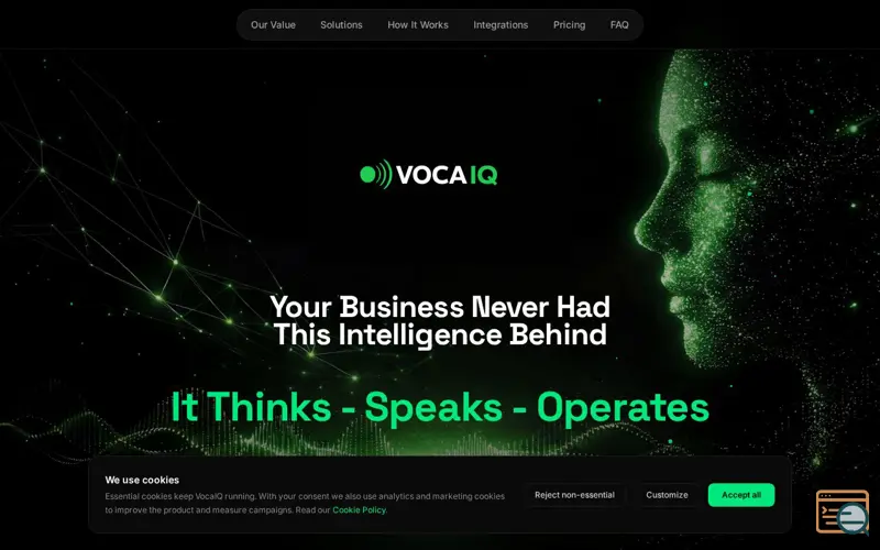 Screenshot of VocaiQ