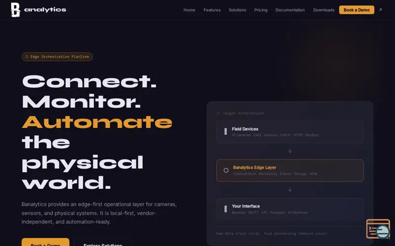 Screenshot of Banalytics