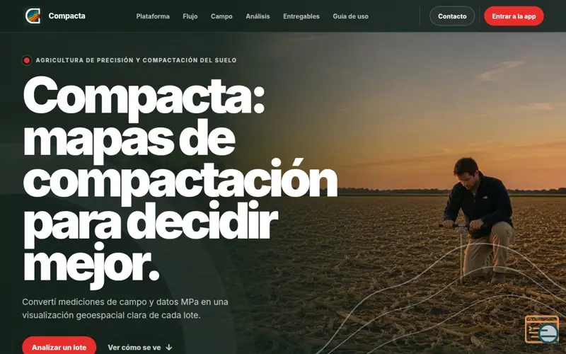 Screenshot of Compacta Agro