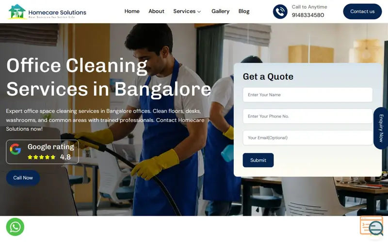 Screenshot of Homecaresolutions