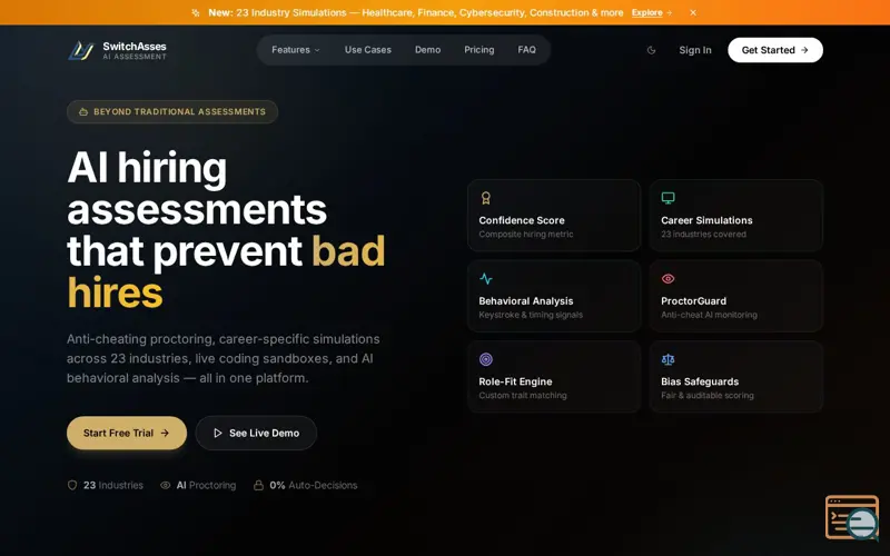 Screenshot of SwitchAsses