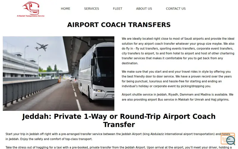 Screenshot of KingKhalid InternationalAirportTransfers