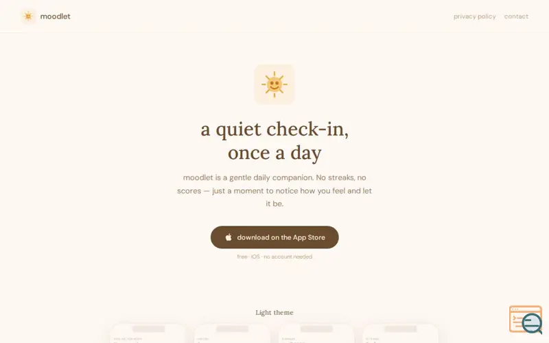 Screenshot of moodlet, a launch using KEDA