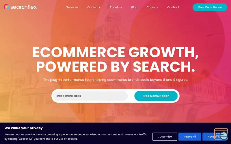 Screenshot of Searchflex