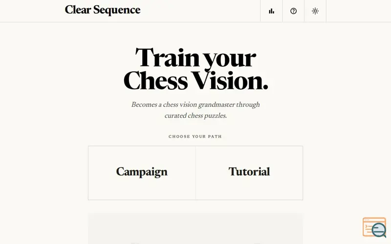 Screenshot of Clear Sequence, a launch using CentOS