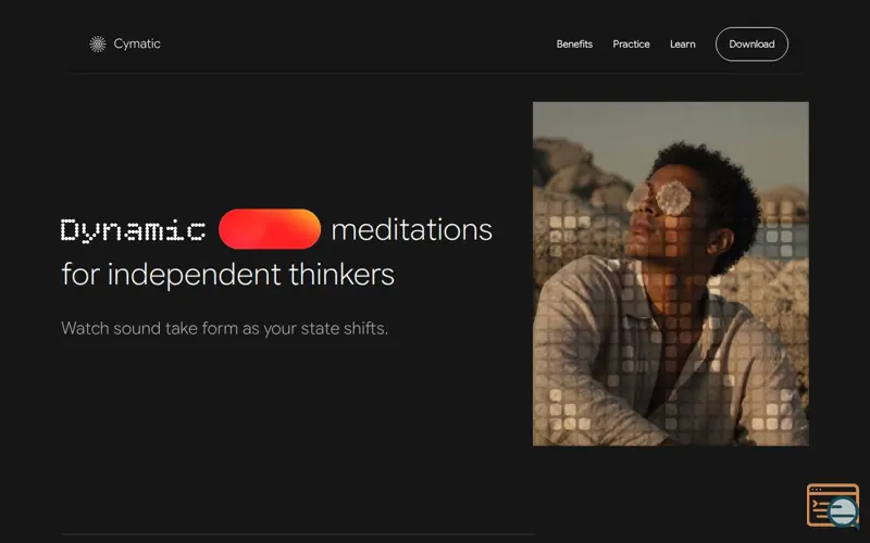 Screenshot of Cymatic