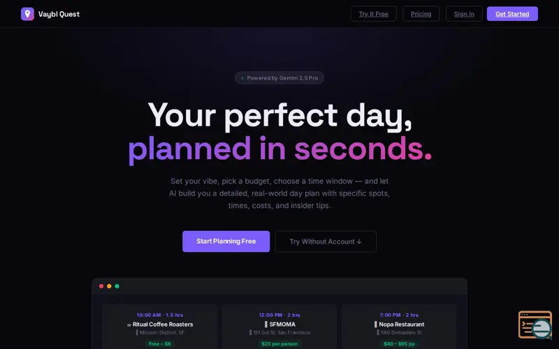 Screenshot of Vaybl Quest