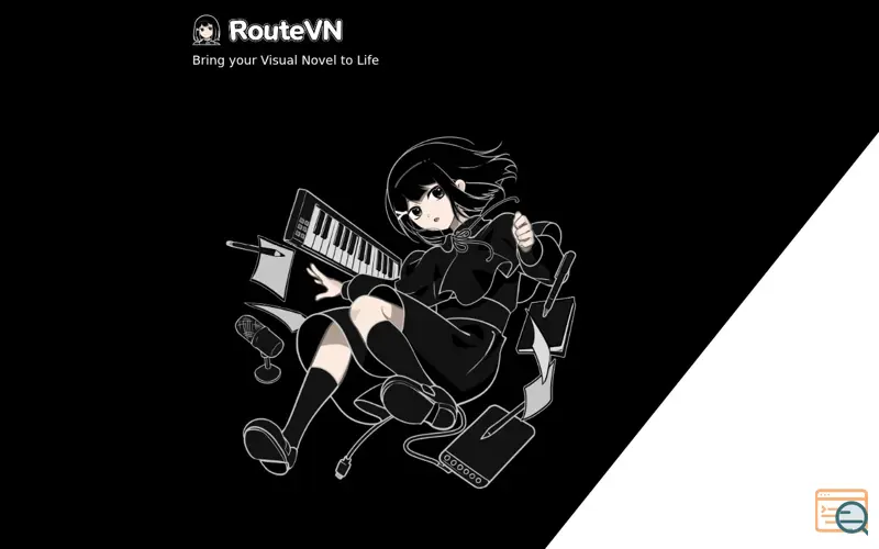 Screenshot of RouteVN