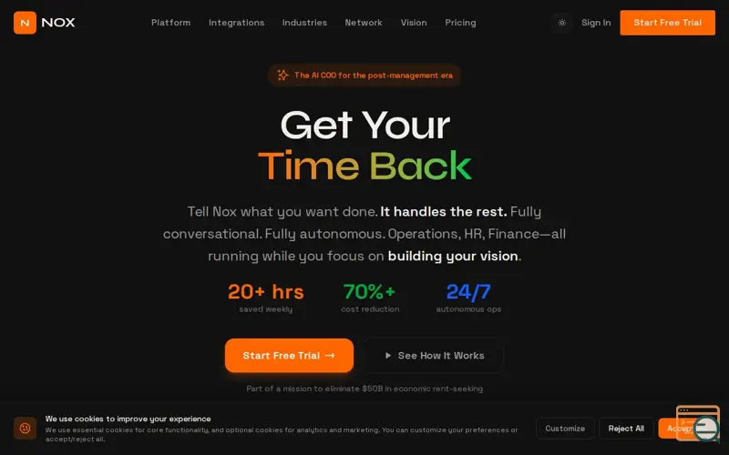 Screenshot of Noxsoft Inc.